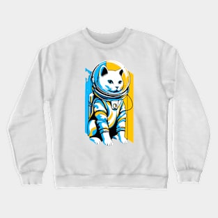 Astronaut cat Crewneck Sweatshirt